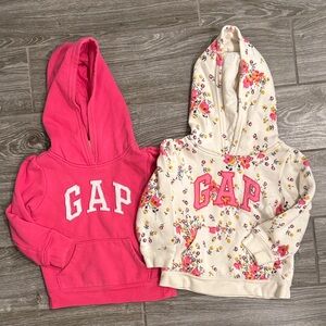 GAP Kids Pink and Floral Sweatshirts